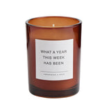 Argos Home amberwood musk scented candle 40-hour burn (British brand)