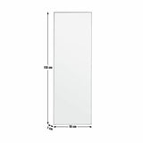 Habitat black full length wall mirror 150x50cm, imported from the UK