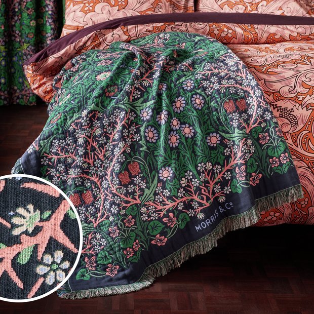 Habitat Blackthorn Green throw 125x150cm (British brand)