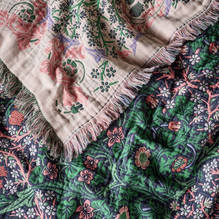 Habitat Blackthorn Green throw 125x150cm (British brand)