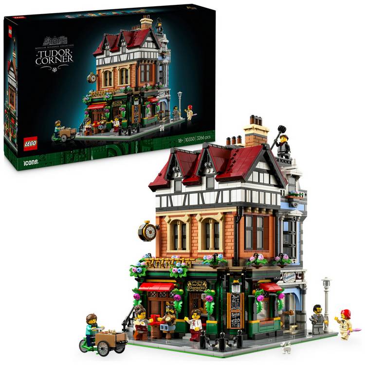 LEGO Icons Tudor Corner building set 10350, imported from the UK
