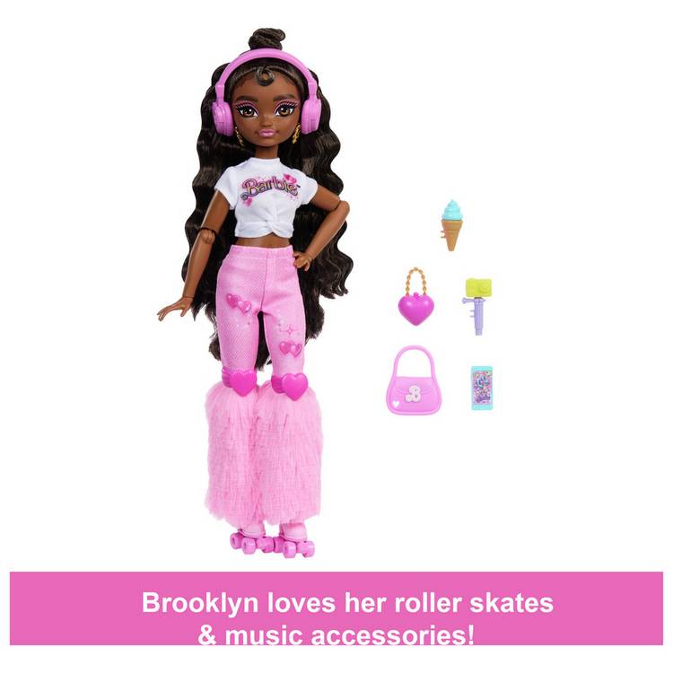 Barbie Brooklyn roller skating fashion doll (British brand)