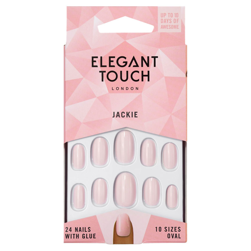 Elegant Touch Polish Jackie 24 Pack Nails 10 Sizes