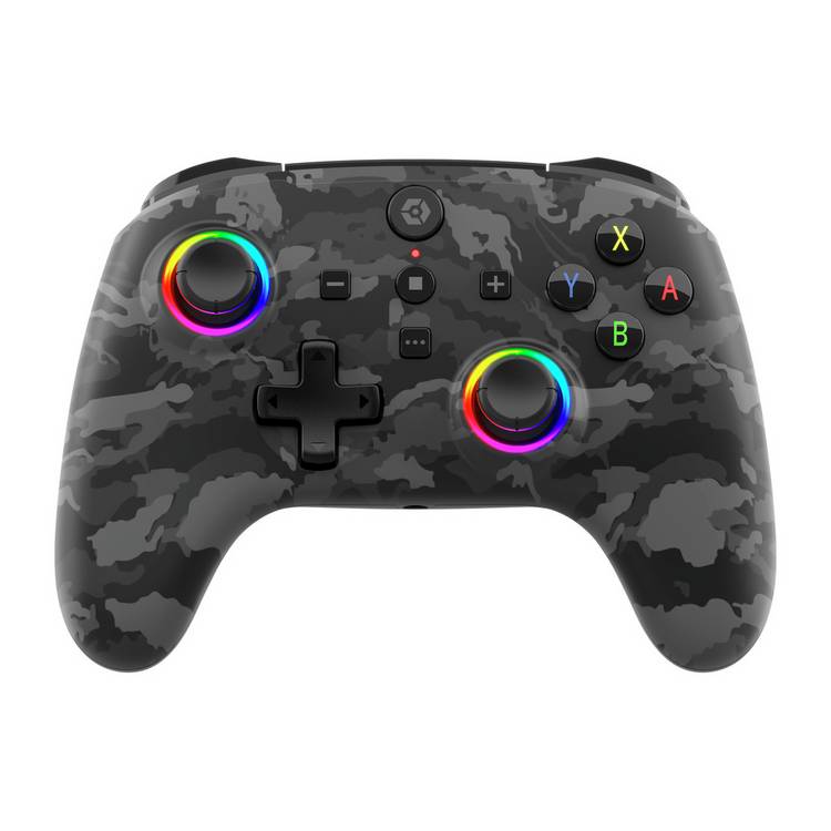 Gioteck WX5+ Camo wireless controller for Switch and PC, UK version