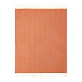 Habitat herringbone throw burnt orange 125x150cm, imported from the UK