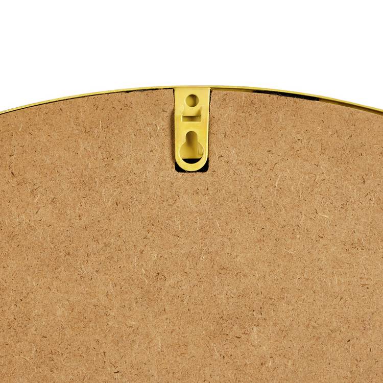 Habitat yellow round wall mirror 60cm, imported from the UK