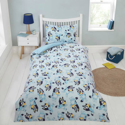 Argos Bluey Mischief Fleece Blue Kids Bedding Set - Single- Buy online at McGrocer