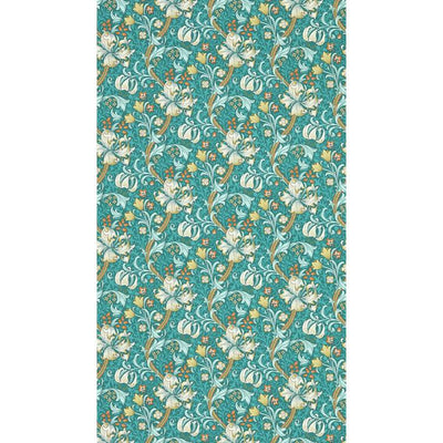 Argos Clarke & Clarke Golden Lily Teal Blue Wallpaper 52cm x 10.05m- Buy online at McGrocer