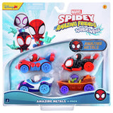 MARVEL Spidey Amazing Metals 4 Pack, imported from the UK