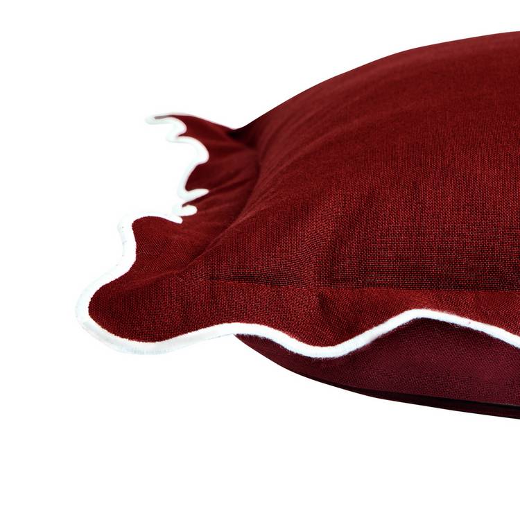 Habitat scallop cushion pomegranate 43x43cm - British product