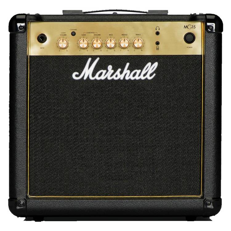 Marshall MG15G 15W guitar amplifier combo black, UK version