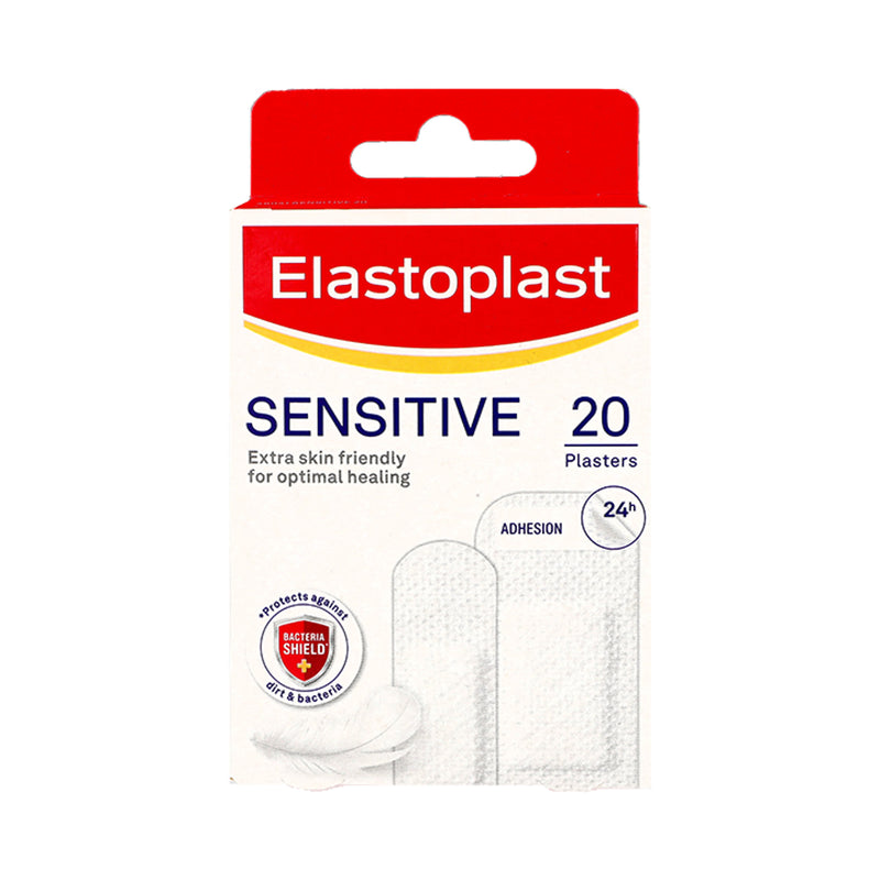 Elastoplast Sensitive Strips 20 plasters, imported from the UK