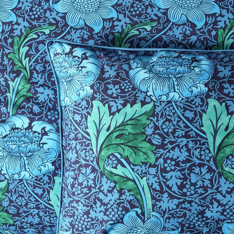 Habitat and Morris & Co bedding set Kennet print single (British brand)