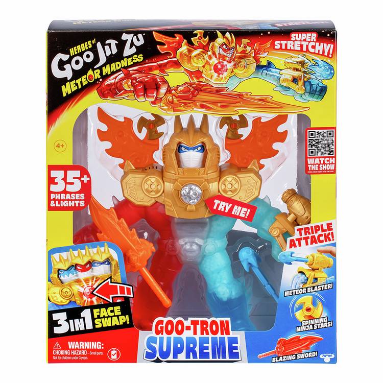 Goo Jit Zu Gootron Supreme action figure, imported from the UK