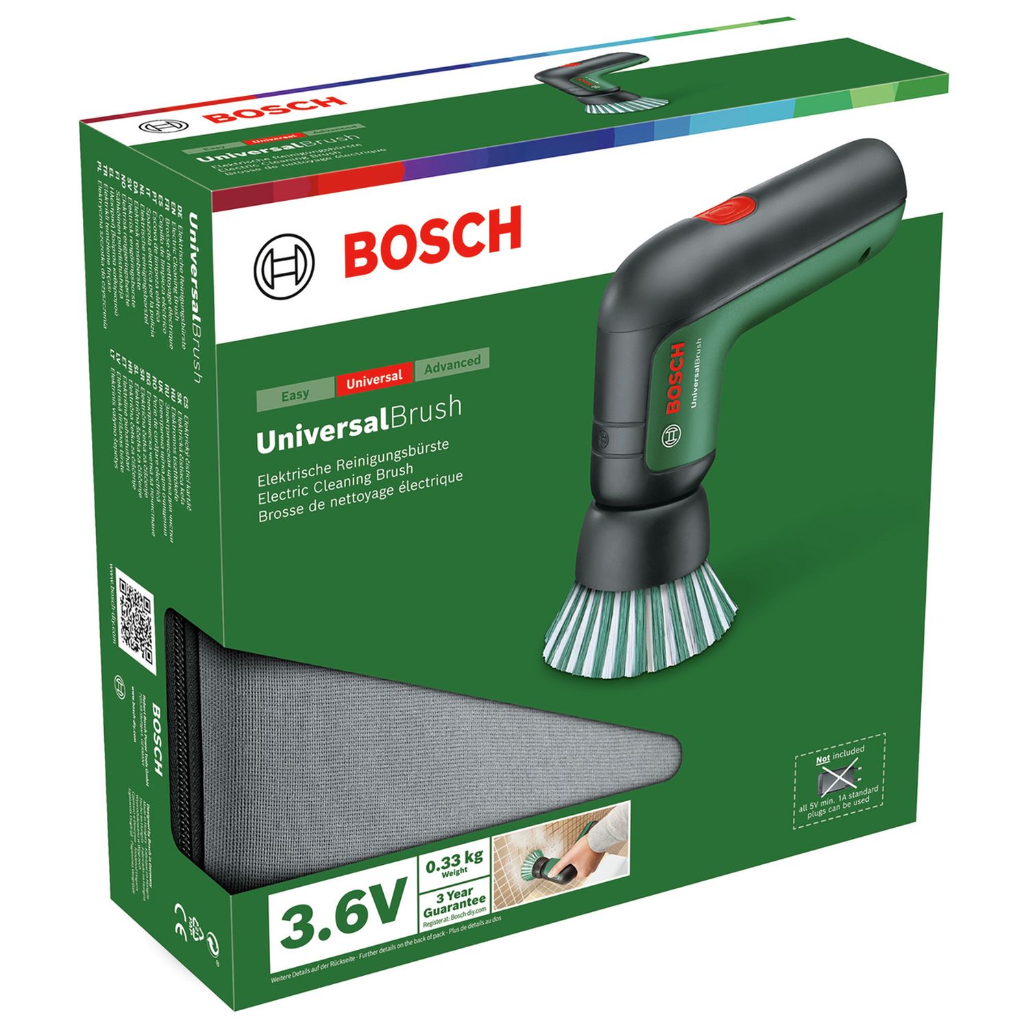 Bosch UniversalBrush cordless cleaning brush - British product