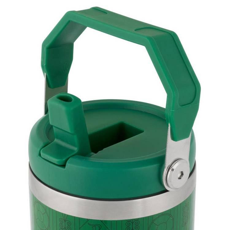 Wicked stainless steel green handle cup 900ml, imported from the UK