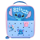 Disney Stitch lunch bag with three charms - British product