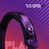 STEALTH C6-100 gaming headset red and purple over-ear (British brand)