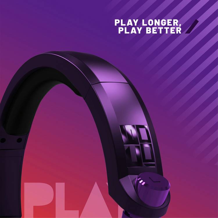 STEALTH C6-100 gaming headset red and purple over-ear (British brand)