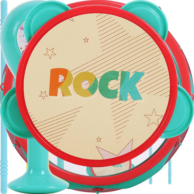 Chad Valley musical drum set with light-up pads, UK version