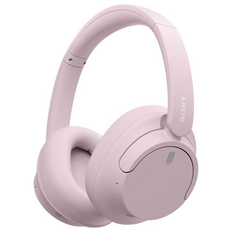 Sony WH-CH720N over-ear wireless headphones in pink, UK version