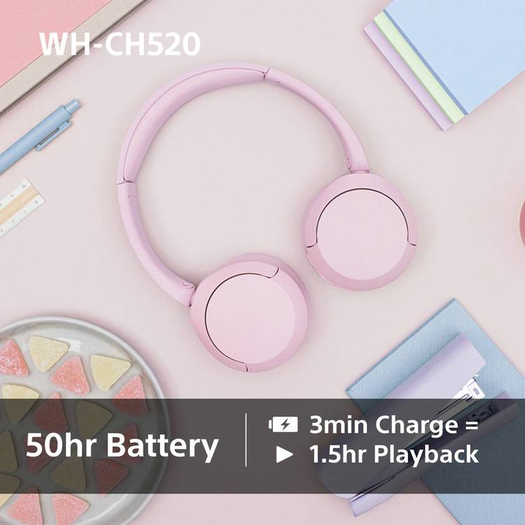 Sony wireless Bluetooth headphones yellow - British product