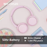 Sony wireless Bluetooth headphones yellow - British product