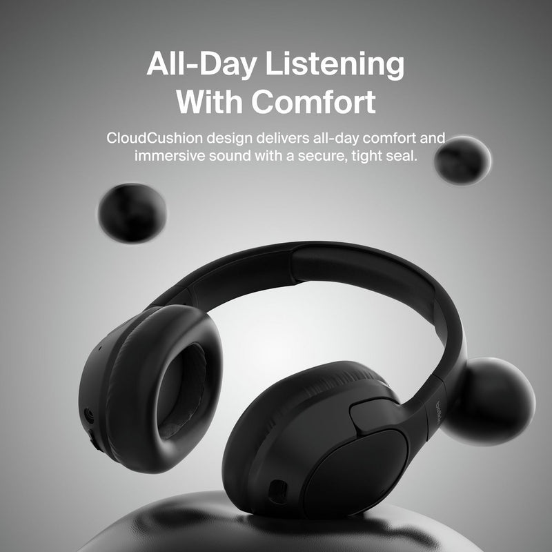 Belkin SoundForm Isolate active noise cancelling wireless headphones (British brand)
