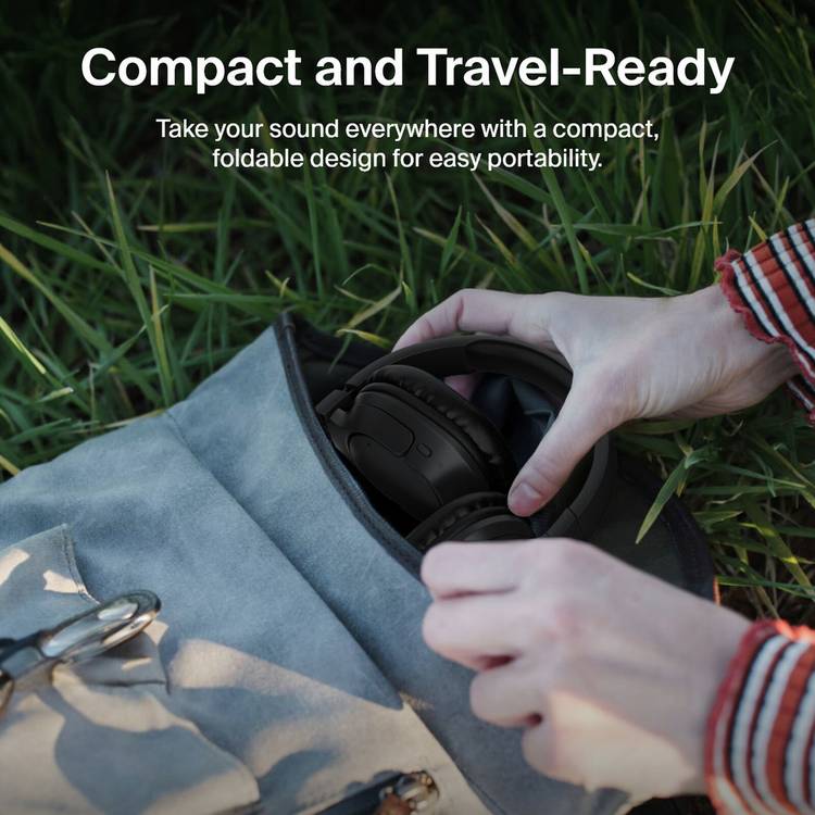 Belkin SoundForm Surround over-ear wireless headphones black (British brand)
