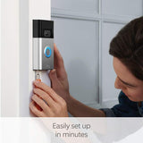 Ring Video Doorbell Gen 2 Satin Nickel, imported from the UK