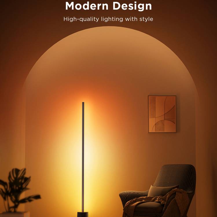 Govee Lyra RGBIC corner floor lamp with speaker black, imported from the UK
