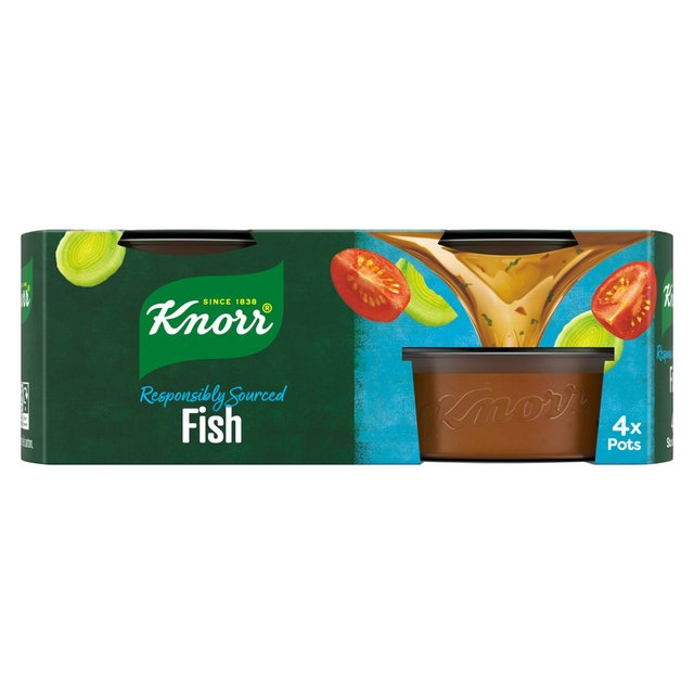 Knorr 4 Fish Stock Pot   4 x 28g GOODS M&S   