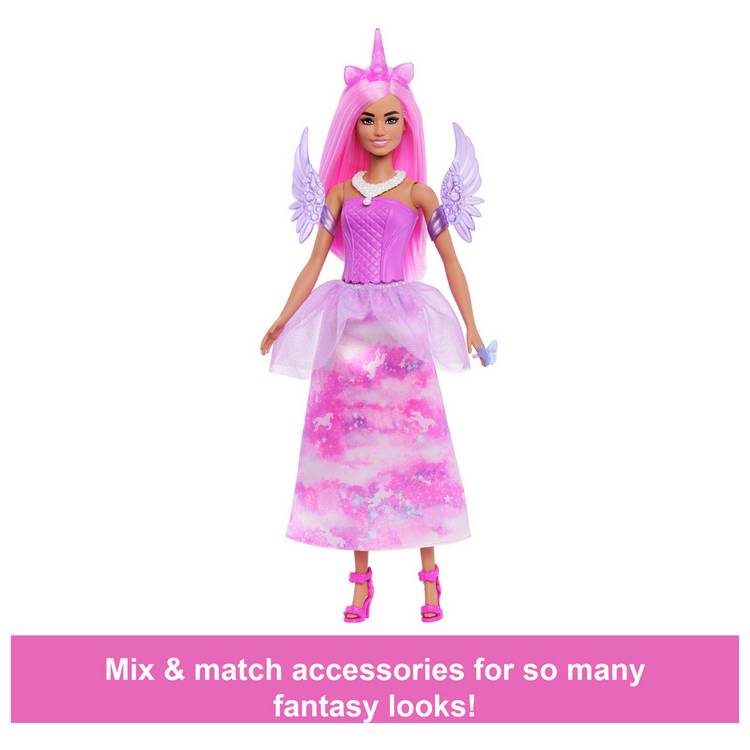 Barbie Advent Calendar 32cm with doll and 24 surprise toys (British brand)