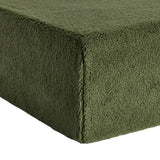 Argos Home fleece fitted sheet single green, imported from the UK