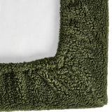 Argos Home fleece fitted sheet single green, imported from the UK