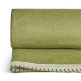 Habitat blanket stitch throw green 125x150cm, UK version