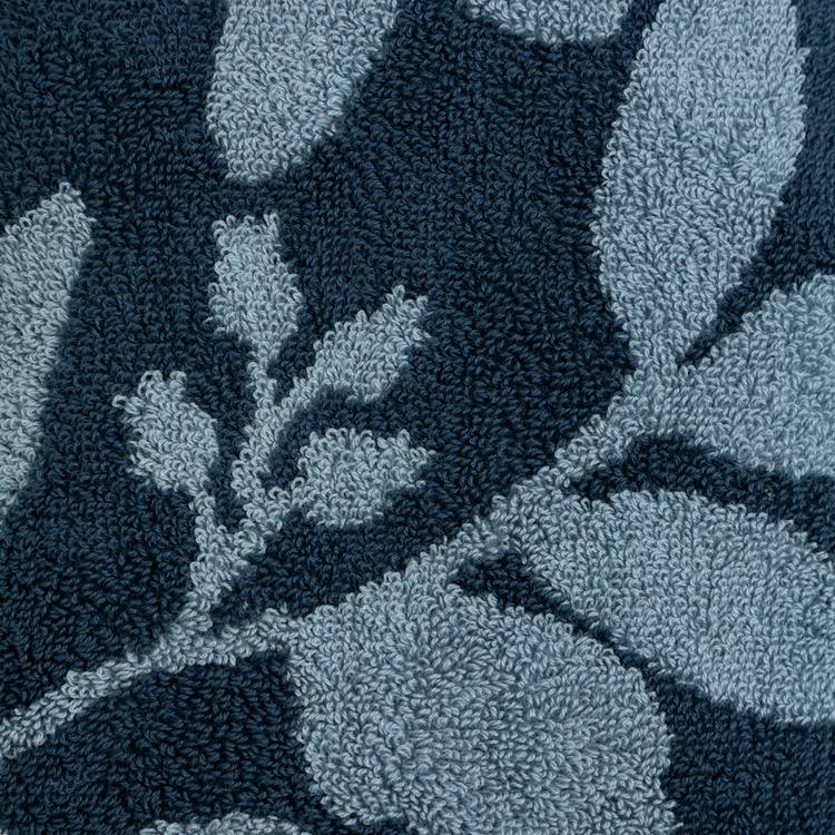 Habitat foliage bath towel navy 130x70cm (British brand)