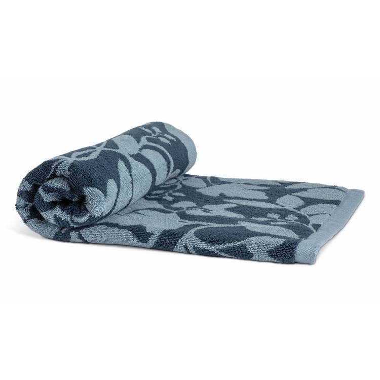 Habitat foliage bath towel navy 130x70cm (British brand)