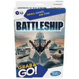 Hasbro Gaming Battleship travel game Grab and Go, UK version