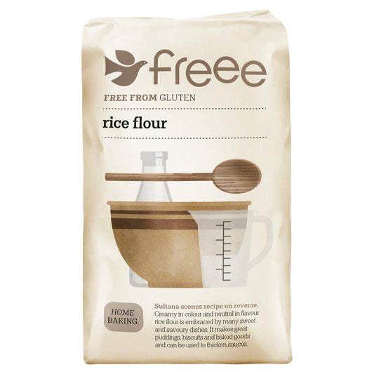FREEE Gluten Free Rice Flour 1kg flour Sainsburys   
