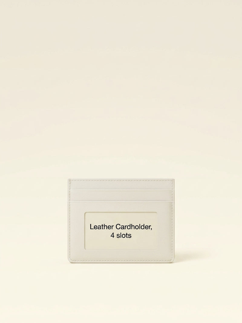 Cartier C de Cartier simple leather card holder, imported from the UK
