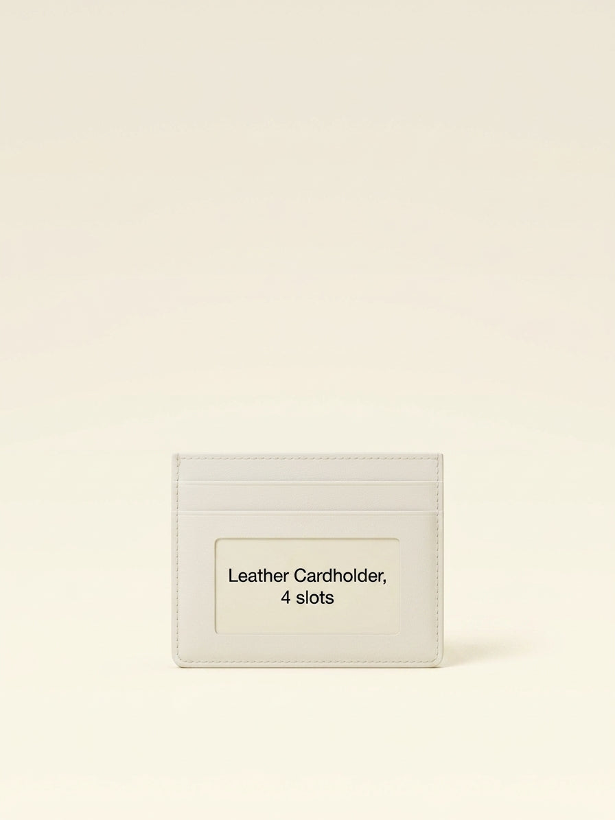 Cartier C de Cartier simple leather card holder, imported from the UK