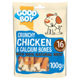 Good Boy Pawsley & Co Crunchy Chicken & Calcium Bones Dog Treats 100g Dog and Puppy Treats Sainsburys   