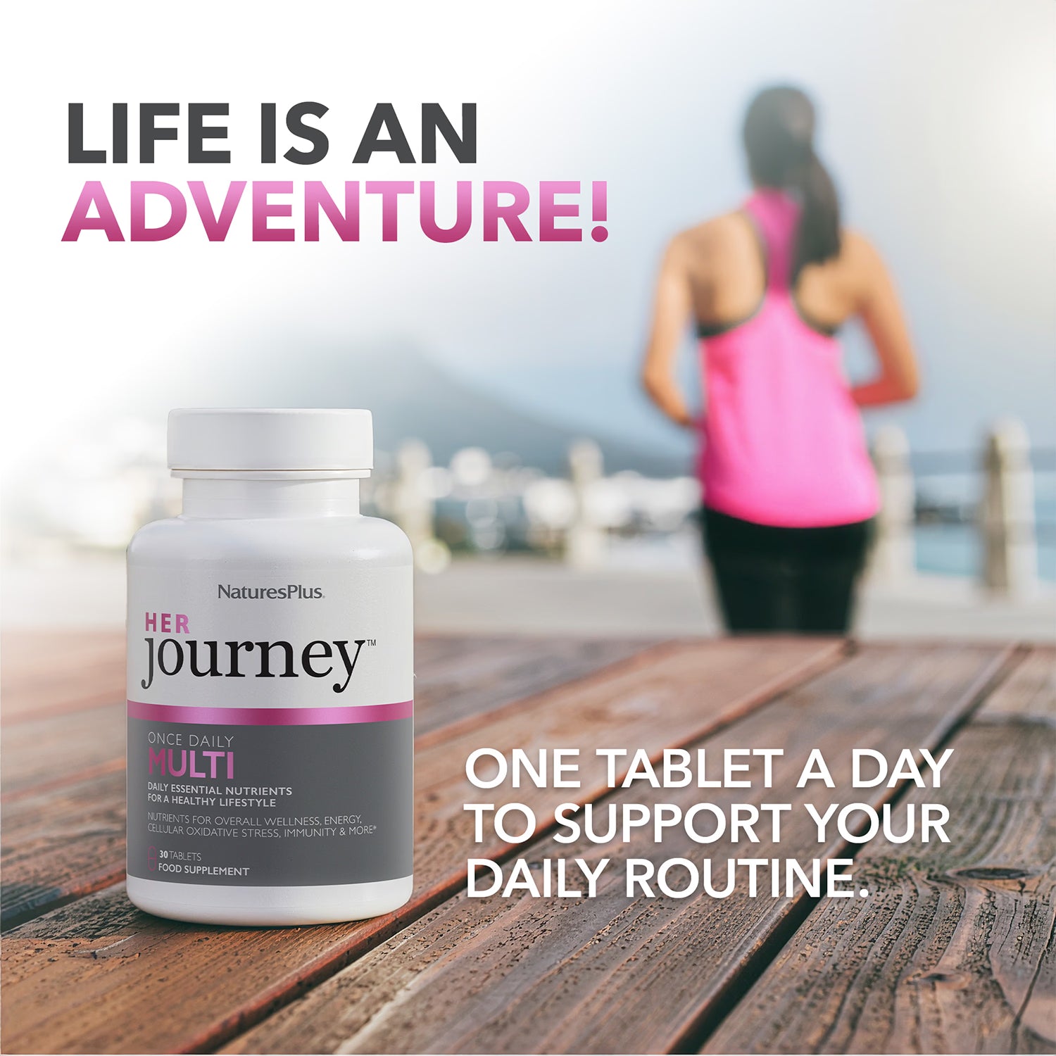 NaturesPlus Her Journey women's multivitamin 30 tablets, imported from the UK