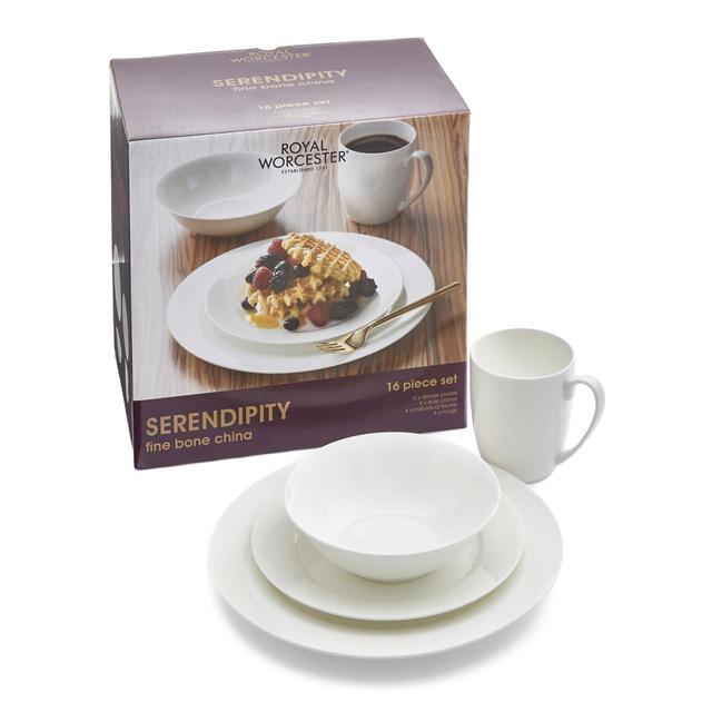 Royal Worcester Serendipity 16 Piece Dinner Service   16 per pack GOODS M&S   