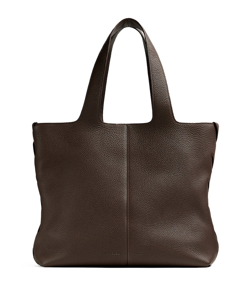 Bottega Veneta large leather Diago tote bag (British brand)