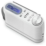 Roberts Play 10 portable DAB radio in White, UK version