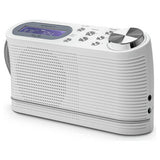 Roberts Play 10 portable DAB radio in White, UK version