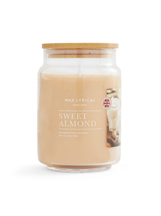 Wax Lyrical Large Jar Sweet Almond Candle GOODS ASDA   