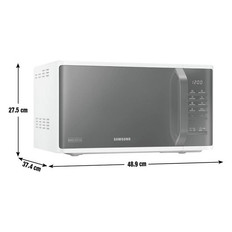 Samsung 800W microwave white 23L - British product